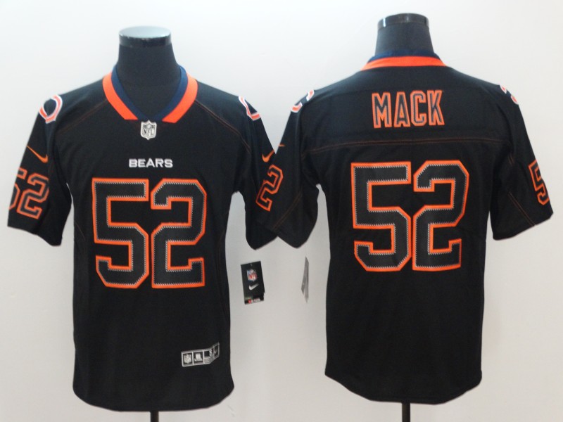 Men's Chicago Bears Khalil Mack #52 Black Jersey